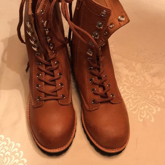 FP Jeffrey Campbell Lucca Lace Up brown boots 7, 9 - Picture 13 of 14